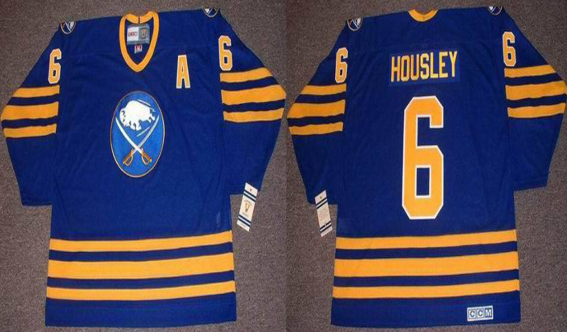 2019 Men Buffalo Sabres 6 Housley blue CCM NHL jerseys